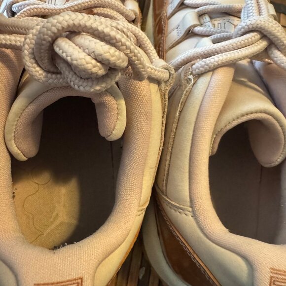 Air Jordan 11 Retro Low Rose Gold Women's Size 9 Sneakers - Picture 9 of 15